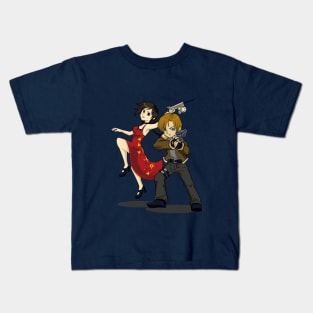 RE4 Ada Wong and Leon Kennedy Kids T-Shirt